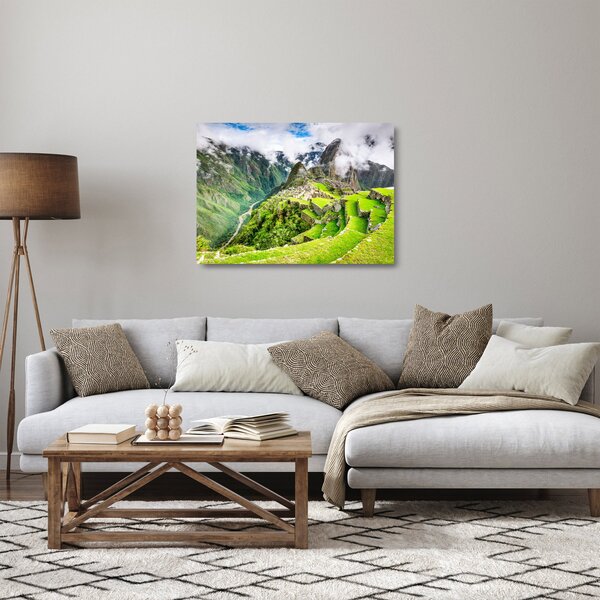 Üveg kép - Machu Picchu (70x50 cm)