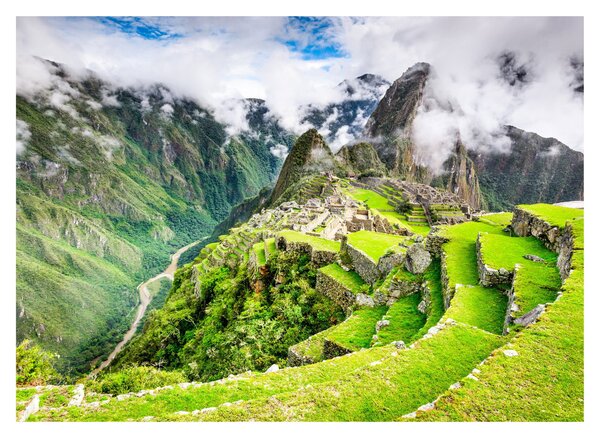 Üveg kép - Machu Picchu (70x50 cm)