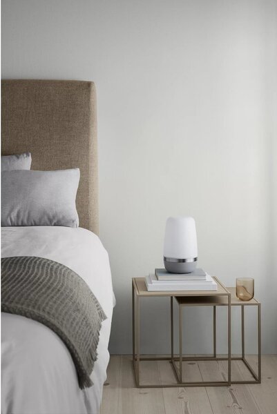 Fekete fém dohányzóasztal szett 2 db-os 40x40 cm Fera – Blomus