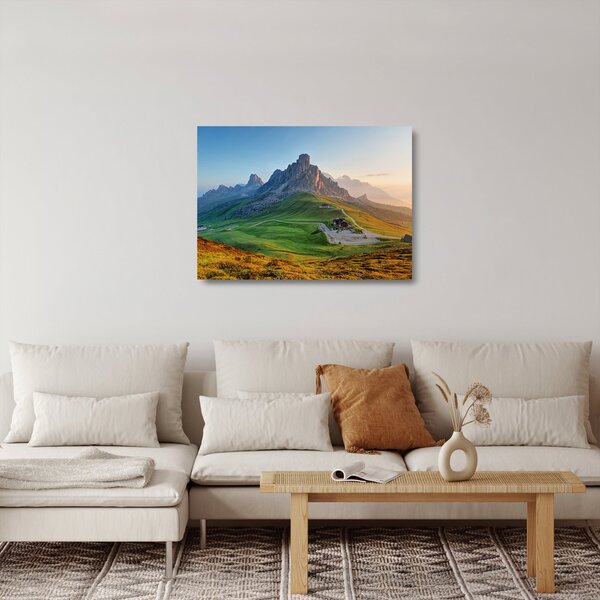 Üveg kép - Dolomitok (70x50 cm)