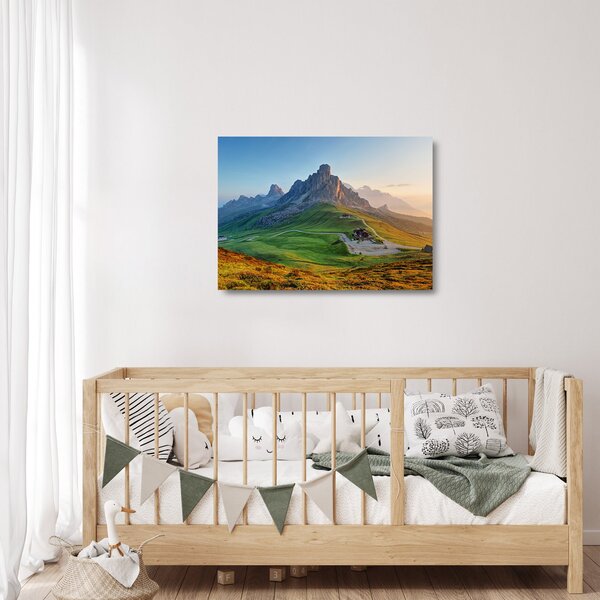Üveg kép - Dolomitok (70x50 cm)