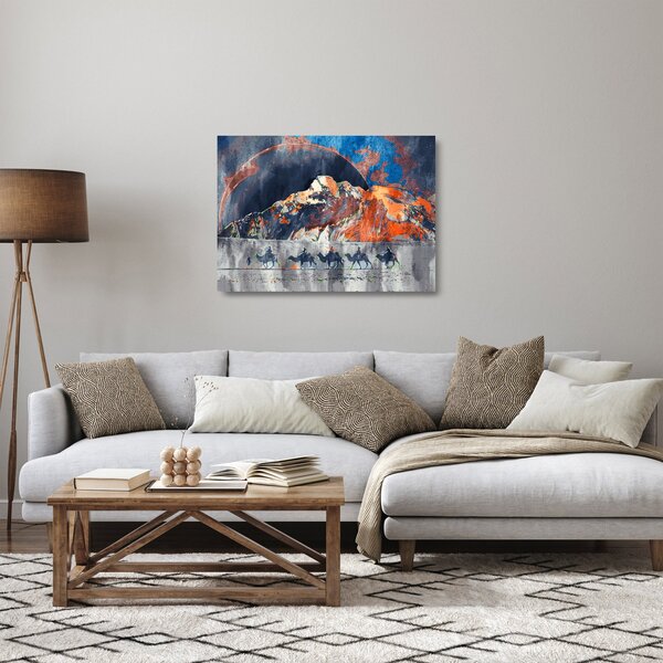 Üveg kép - A sweathouse-ok illusztrációja (70x50 cm)