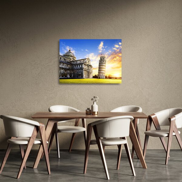 Üveg kép - Pisa (70x50 cm)