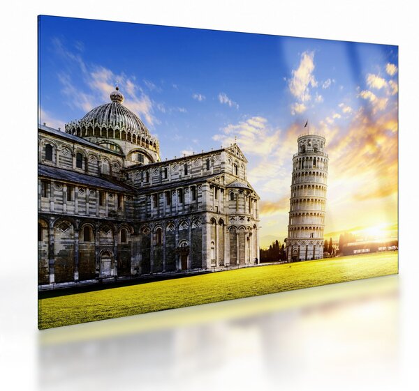 Üveg kép - Pisa (70x50 cm)