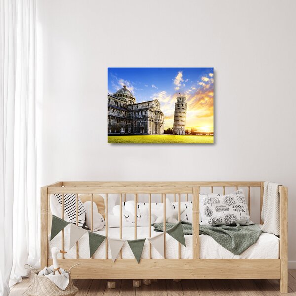 Üveg kép - Pisa (70x50 cm)