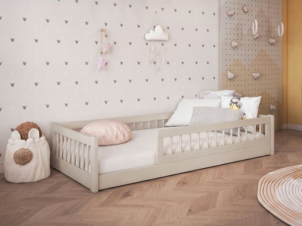 DORES montessori gyerekágy 80x180 - kasmír