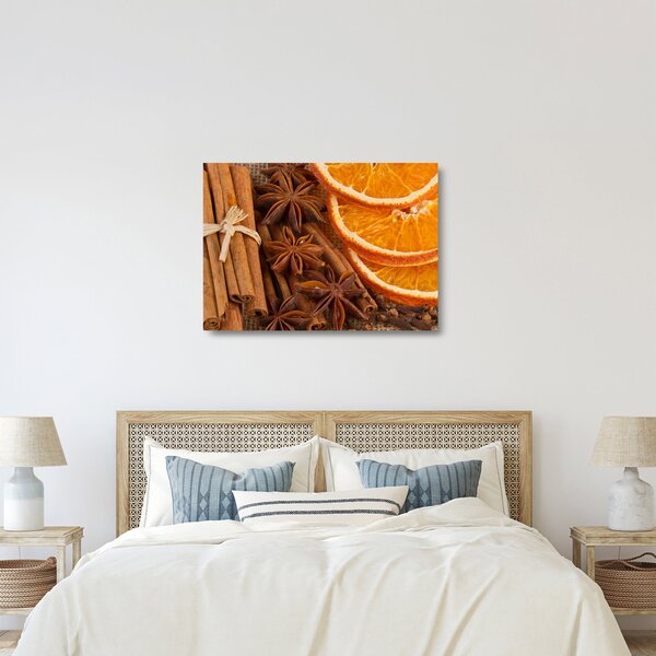 Üveg kép - Illatos fűszerek (70x50 cm)