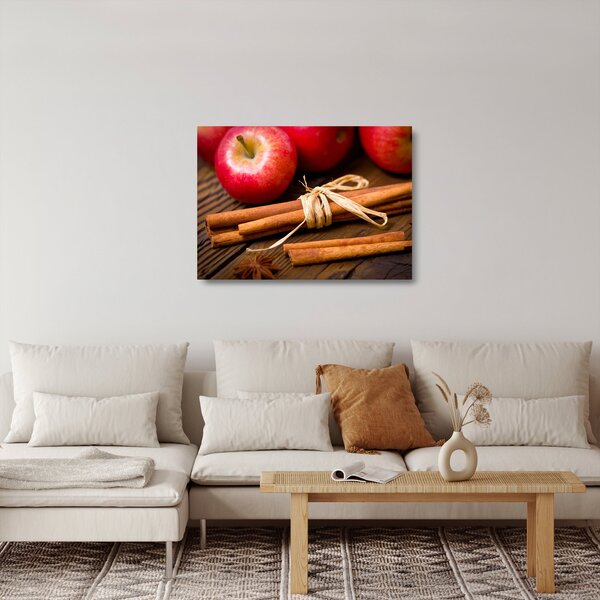 Üveg kép - Fahéj (70x50 cm)
