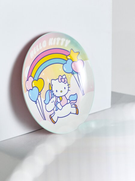 Sinsay - Kerámia tányér Hello Kitty - többszínű