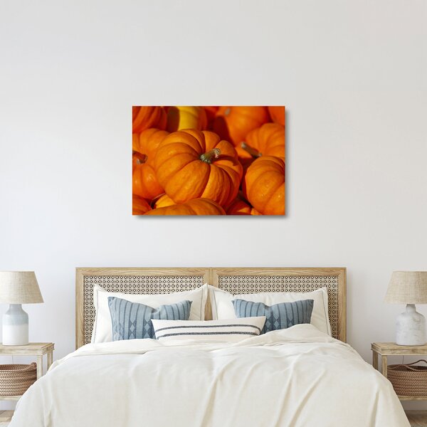Üveg kép - Nagyszerű sütőtök (70x50 cm)