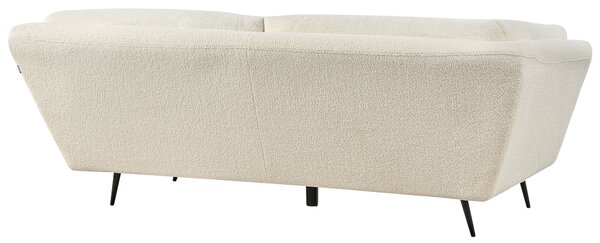 Kanapé 3 személyes LENVIK Buklé Fehér