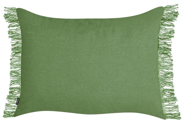 2 db díszpárna MABA Pamut 50 x 35 cm Zöld Egyszínű