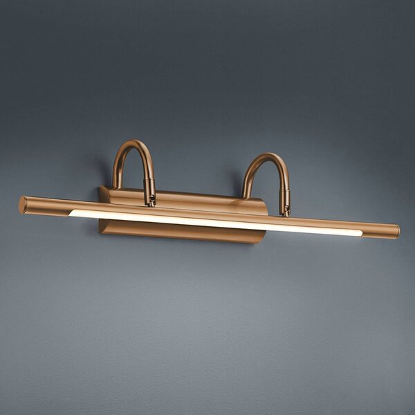 Trio Lighting Lorena LED fali lámpa, antik sárgaréz, Bronz / antik sárgaréz, Nappali / Étkező, fém, Modern