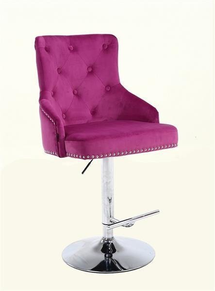 HR654W Fukszia modern velúr szék