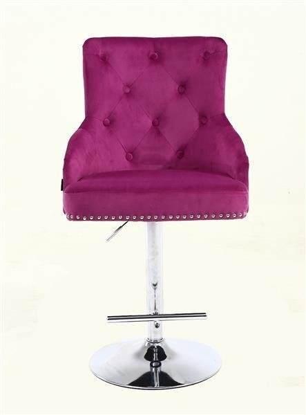 HR654W Fukszia modern velúr szék