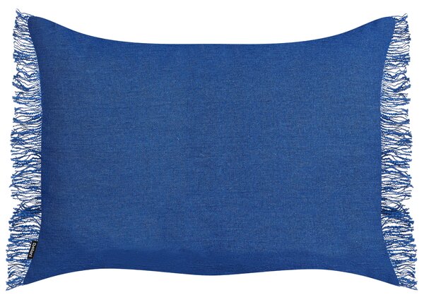 2 db díszpárna MABA Pamut 50 x 35 cm Tengerészkék Egyszínű