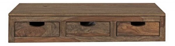 GREY WOOD rózsafa faliszekrény, masszív paliszander 20x98 cm