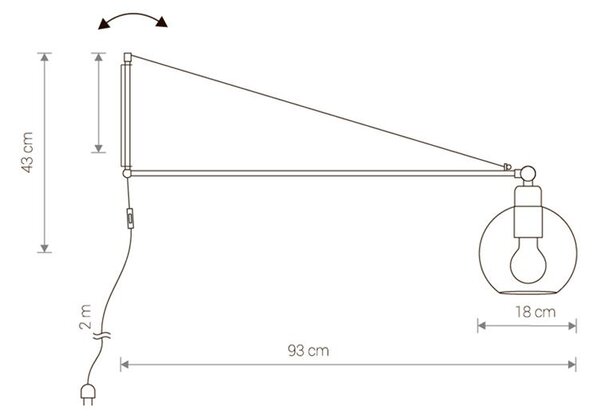 Lámpa Nowodvorski CRANE 9374
