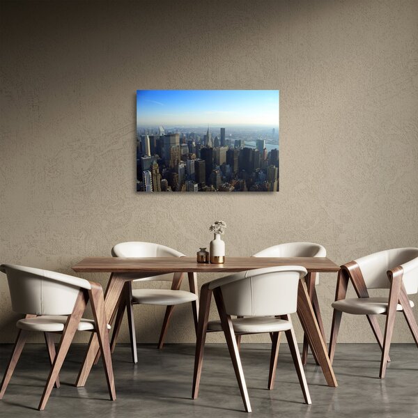 Üveg kép - Manhattan nappal (70x50 cm)