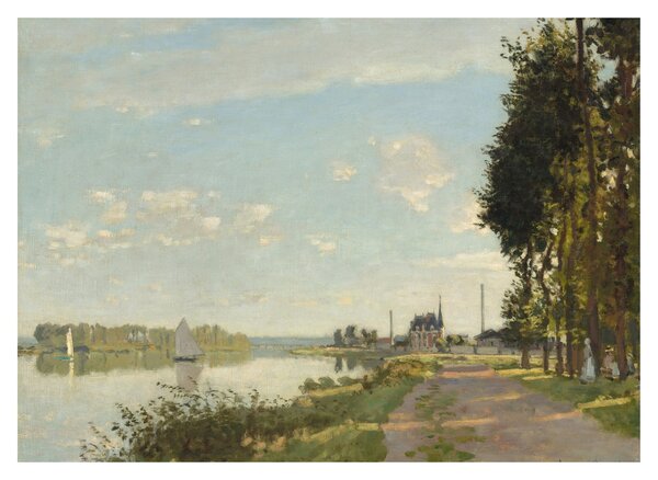 Üveg kép - Claude Monet, Argenteuil, reprodukciók (70x50 cm)