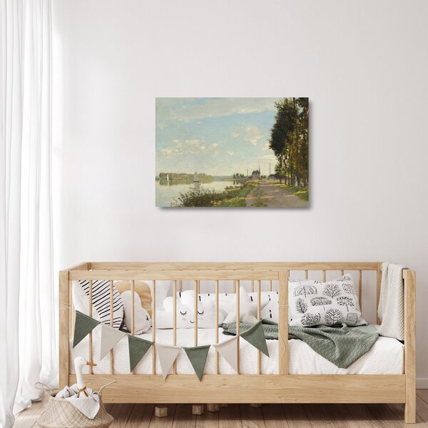 Üveg kép - Claude Monet, Argenteuil, reprodukciók (70x50 cm)