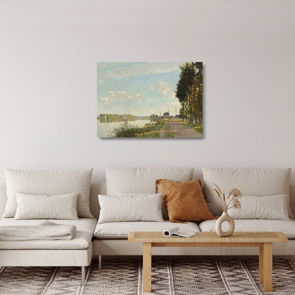Üveg kép - Claude Monet, Argenteuil, reprodukciók (70x50 cm)