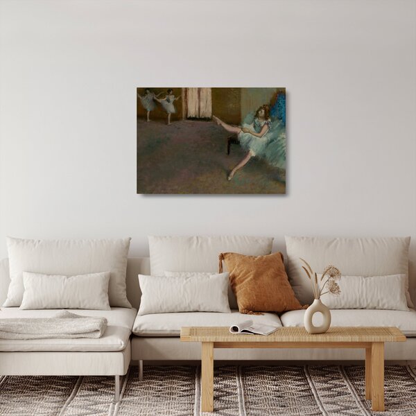Üveg kép - Edgar Degas, Before the Ballet, reprodukciók (70x50 cm)