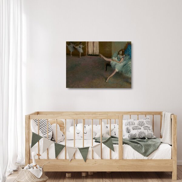 Üveg kép - Edgar Degas, Before the Ballet, reprodukciók (70x50 cm)