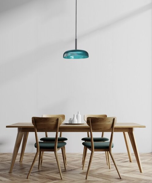 Italux modern függeszték colle fekete zöld itxpnd-48529-bk-blu