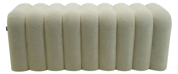 Pad U alakú, buklé szövettel 115x45 cm, krém - CHENILLE