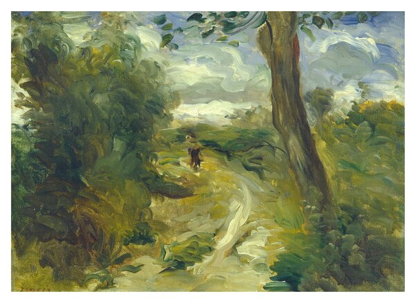 Üveg kép - Auguste Renoir, Landscape between Storms, reprodukciók (70x50 cm)