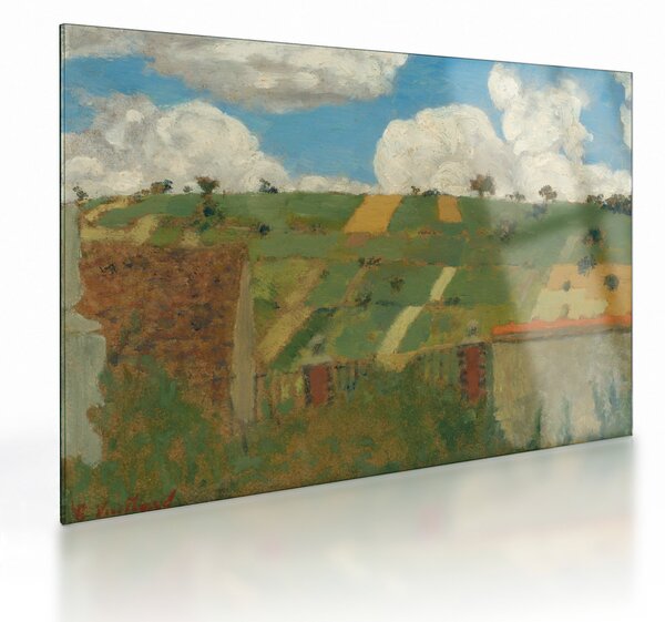 Üveg kép - Edouard Vuillard, Landscape of the Ile de France, reprodukciók (70x50 cm)