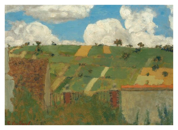 Üveg kép - Edouard Vuillard, Landscape of the Ile de France, reprodukciók (70x50 cm)