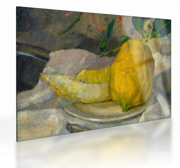 Üveg kép - French 19th Century, Melon and Lemon, reprodukciók (70x50 cm)