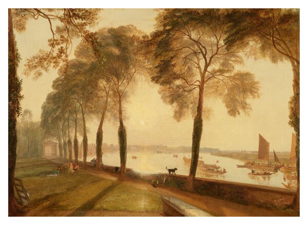 Üveg kép - Joseph Mallord William Turner, Mortlake Terrace, reprodukciók (70x50 cm)