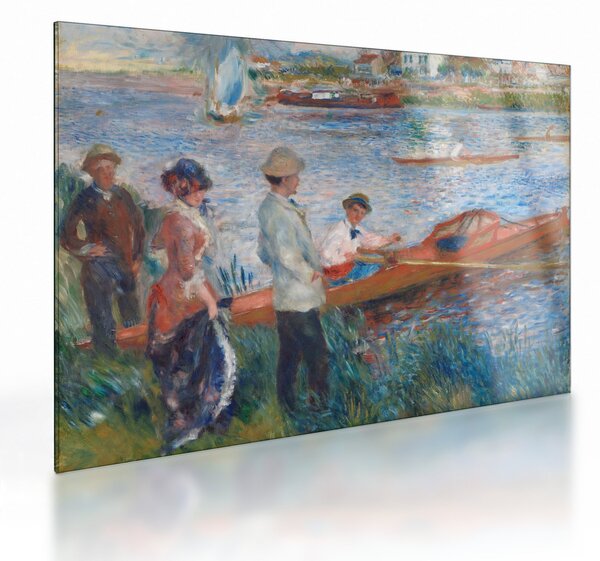 Üveg kép - Auguste Renoir, Oarsmen at Chatou, reprodukciók (70x50 cm)