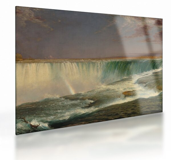 Üveg kép - Frederic Edwin Church, Niagara, reprodukciók (70x50 cm)