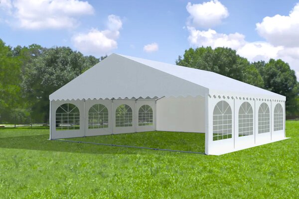 Party sátor 8x8 m MAX 2 m - tűzálló szín fehér