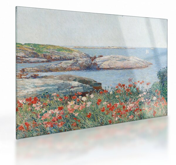 Üveg kép - Childe Hassam, Poppies, Isles of Shoals, reprodukciók (70x50 cm)