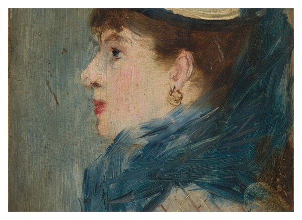 Üveg kép - Edouard Manet, Portrait of a Lady, reprodukciók (70x50 cm)