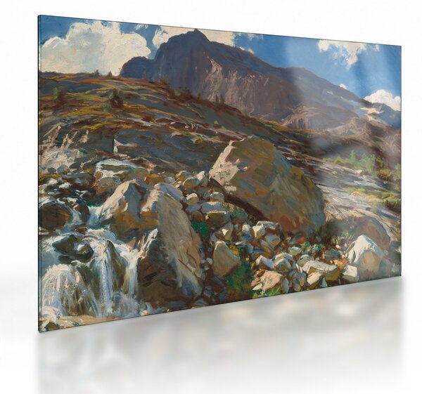 Üveg kép - John Singer Sargent, Simplon Pass, reprodukciók (70x50 cm)