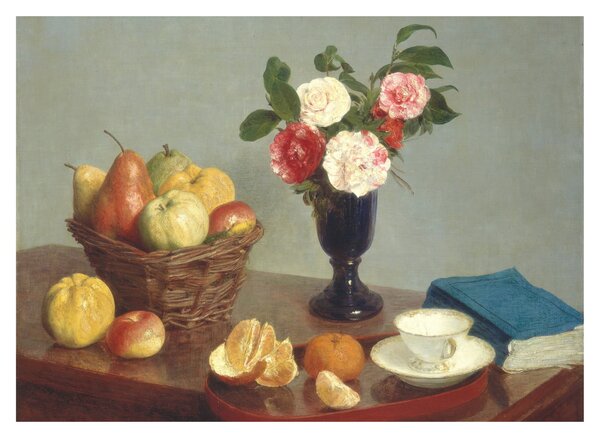 Üveg kép - Henri Fantin-Latour, Still Life, reprodukciók (70x50 cm)