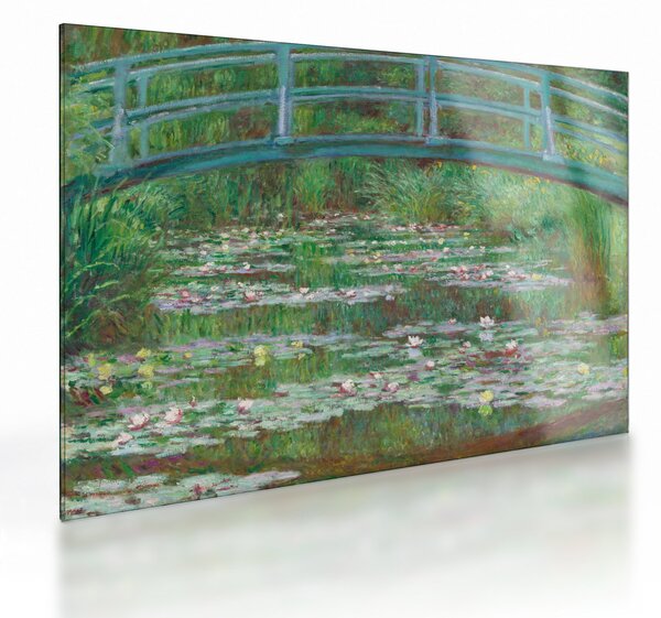 Üveg kép - Claude Monet, The Japanese Footbridge, reprodukciók (70x50 cm)
