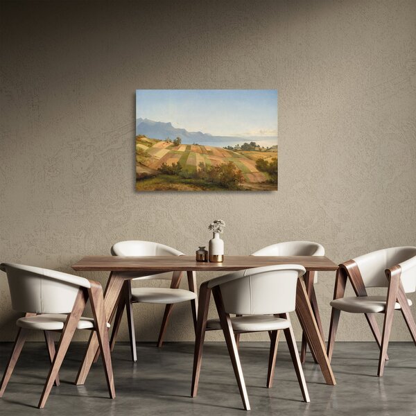 Üveg kép - Alexandre Calame, Swiss Landscape, reprodukciók (70x50 cm)