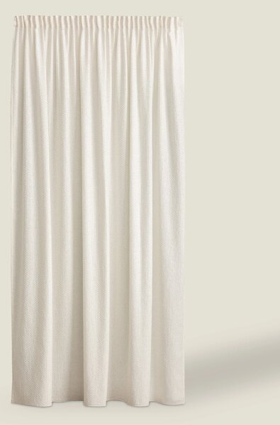 Függöny ráncolóval termék színe fehér szövet fonott