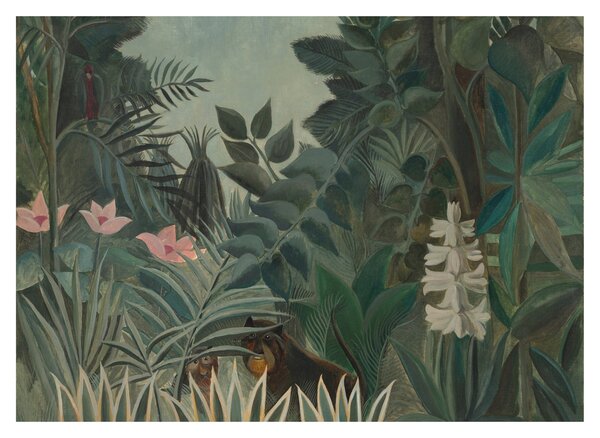 Üveg kép - Henri Rousseau, The Equatorial Jungle, reprodukciók (70x50 cm)