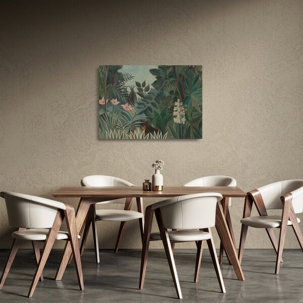 Üveg kép - Henri Rousseau, The Equatorial Jungle, reprodukciók (70x50 cm)