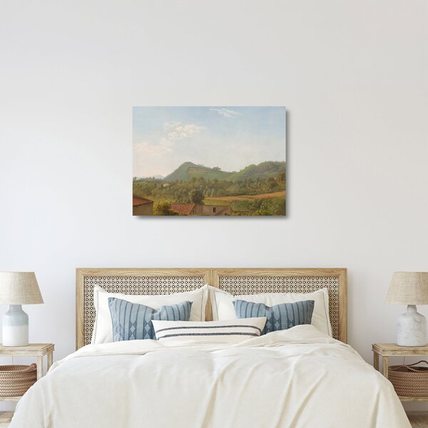 Üveg kép - Simon Denis, View Near Naples, reprodukciók (70x50 cm)