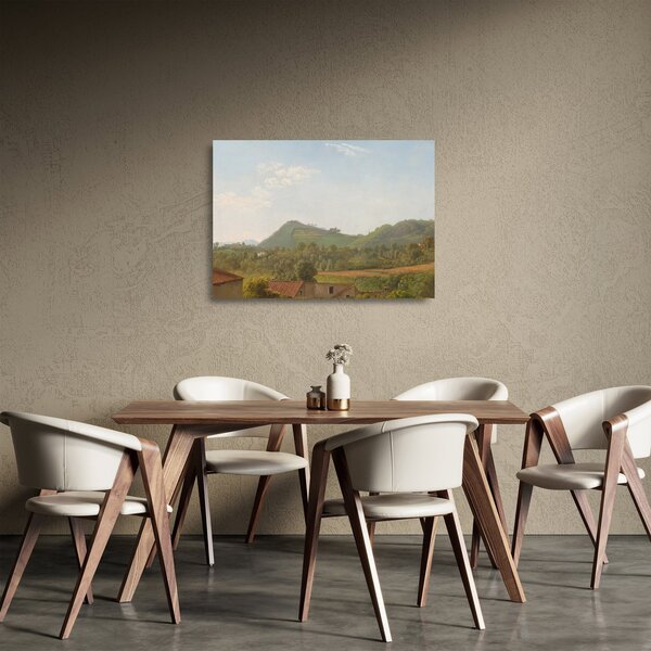 Üveg kép - Simon Denis, View Near Naples, reprodukciók (70x50 cm)