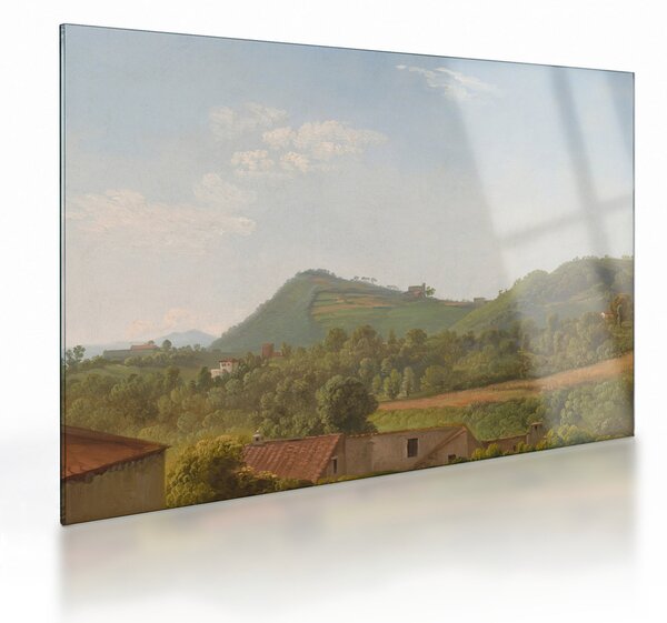 Üveg kép - Simon Denis, View Near Naples, reprodukciók (70x50 cm)